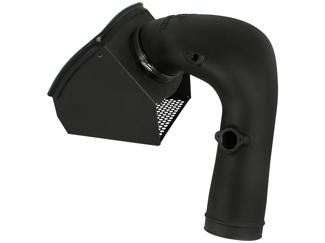 aFe Power Cold Air Intake, Magnum Force Stage 2, Black Molded Plastic, Blue Pro 5 R Filter, With Heat Shield – 54-32412