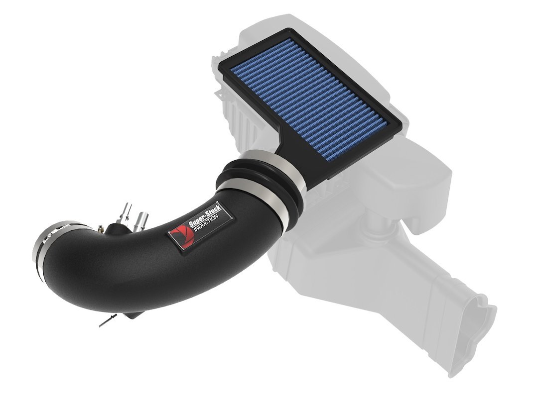 aFe Power Cold Air Intake, Super Stock System, Polyethylene Tube, Pro 5R Filter, Without Heat Shield – 55-10004R