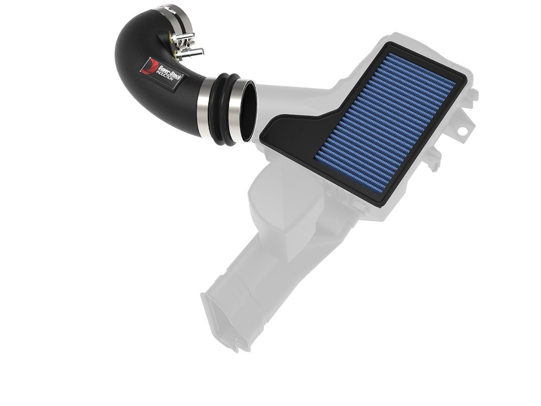 aFe Power Cold Air Intake, Super Stock System, Polyethylene Tube, Pro 5R Filter, Without Heat Shield – 55-10004R