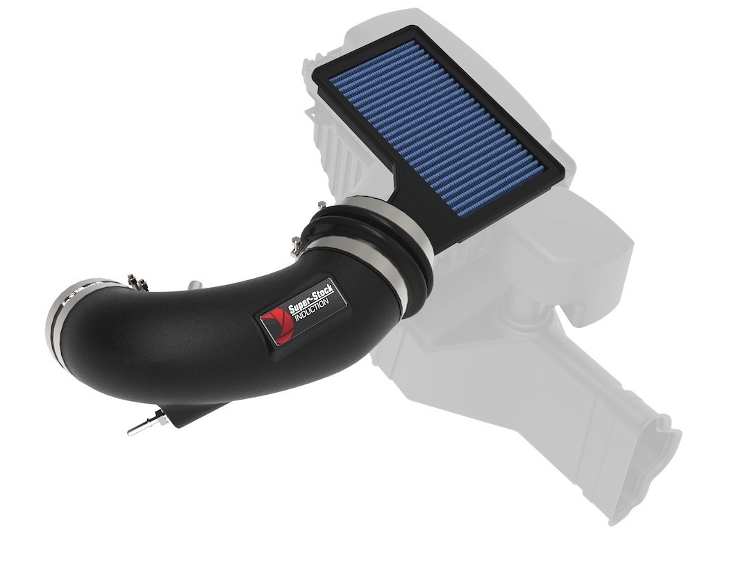 aFe Power Cold Air Intake, Super Stock System, Polyethylene Tube, Pro 5R Filter, Without Heat Shield – 55-10005R