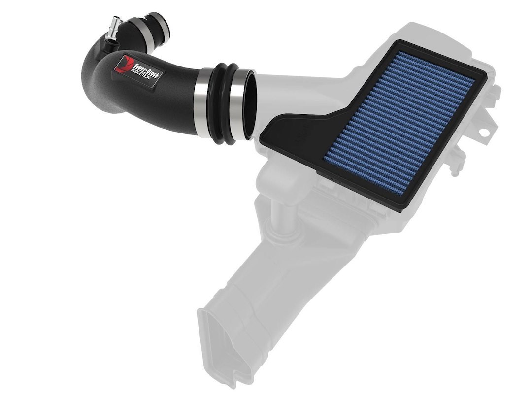 aFe Power Cold Air Intake, Super Stock System, Polyethylene Tube, Pro 5R Filter, Without Heat Shield – 55-10006R