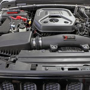 aFe Power Cold Air Intake, Track Series, Carbon Fiber Tube, Pro Dry S Filter, With Heat Shield – 55-10010D
