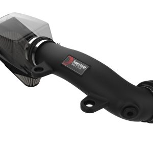 aFe Power Cold Air Intake, Track Series, Carbon Fiber Tube, Pro Dry S Filter, With Heat Shield – 55-10010D
