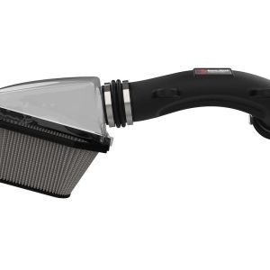 aFe Power Cold Air Intake, Track Series, Carbon Fiber Tube, Pro Dry S Filter, With Heat Shield – 55-10010D