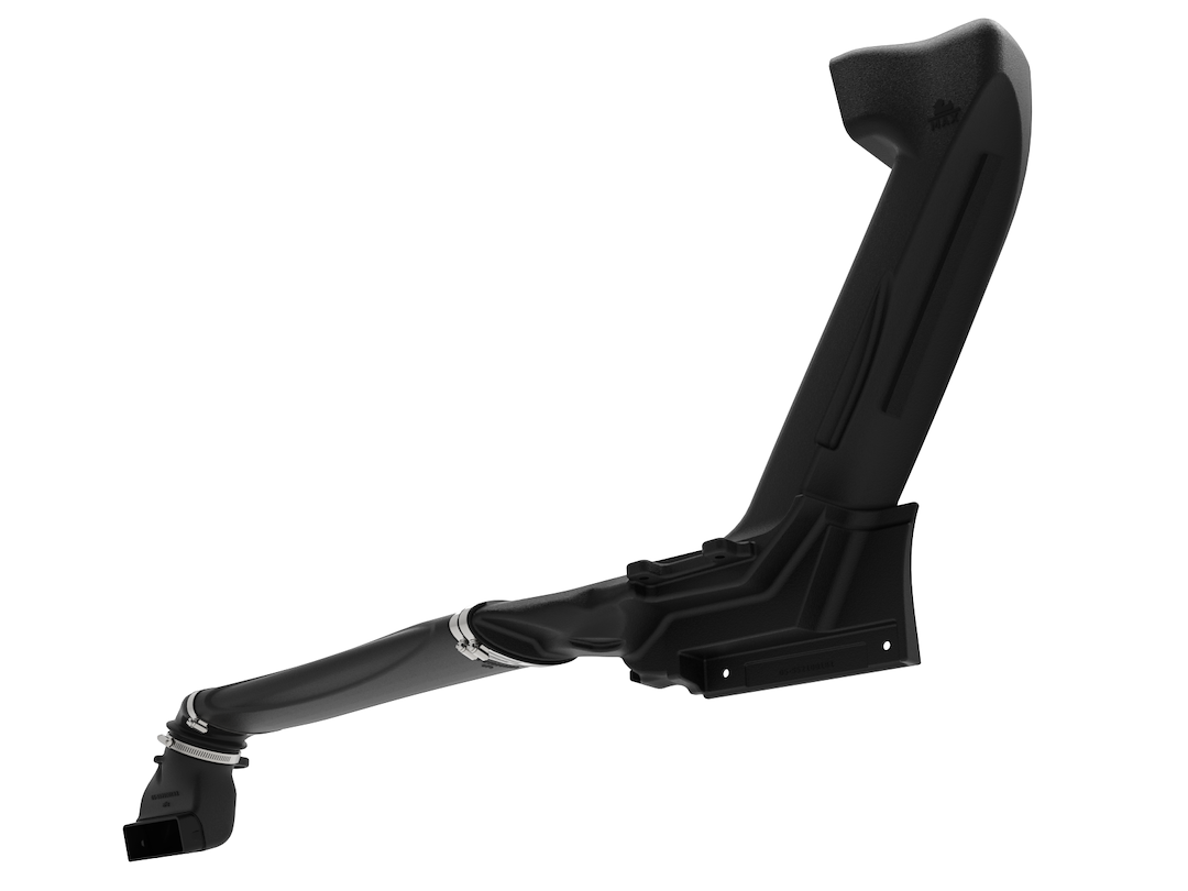 aFe Power Air Intake Snorkel, Dynamic, Compatible with Stock Intake Systems and Afe Power Super Stock Intake, Black, Polyethylene – 55-21001