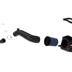 aFe Power Cold Air Intake, Takeda Pro 5R, Black Plastic Tube, Blue Filter, With Heat Shield – 56-10021R