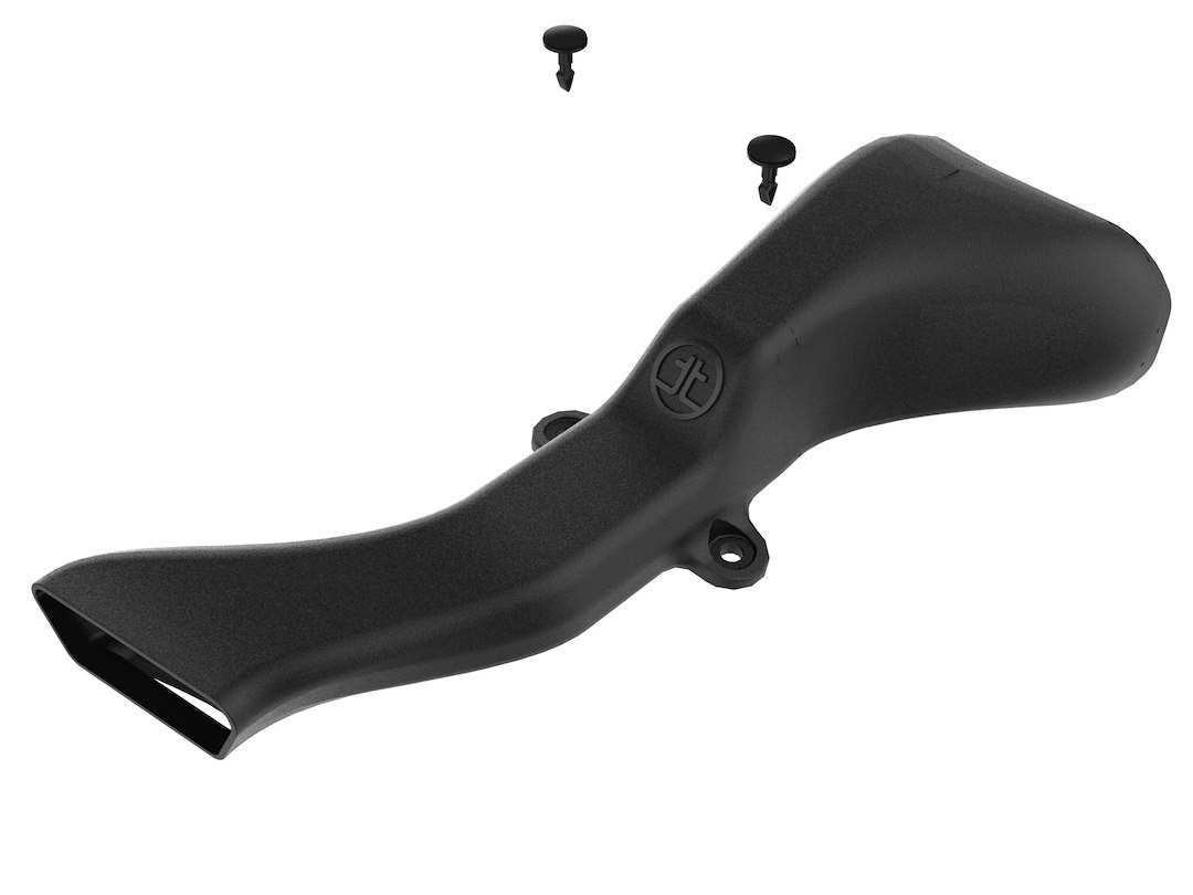 aFe Power Air Intake Scoop, Dynamic, For Use with Afe 56-70065D and 56-70065R, Air Box Mount, Polyethylene, Black – 56-70065S
