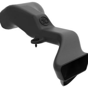 aFe Power Air Intake Scoop, Dynamic, For Use with Afe 56-70065D and 56-70065R, Air Box Mount, Polyethylene, Black – 56-70065S