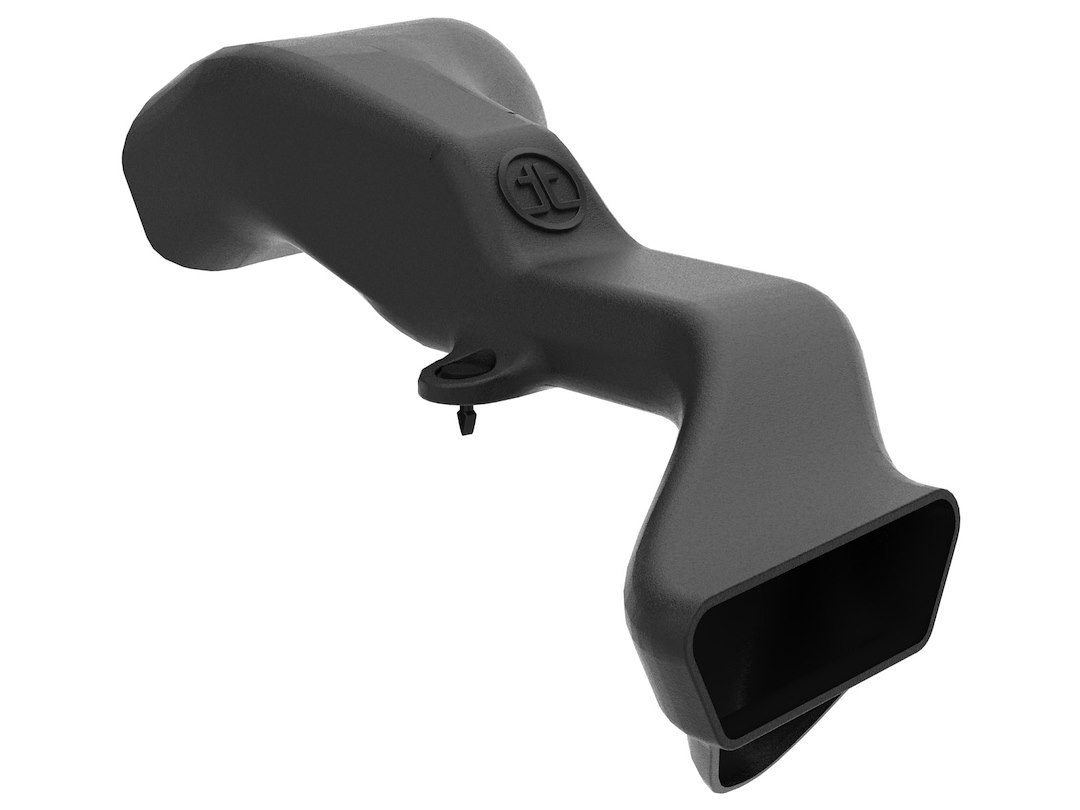 aFe Power Air Intake Scoop, Dynamic, For Use with Afe 56-70065D and 56-70065R, Air Box Mount, Polyethylene, Black – 56-70065S