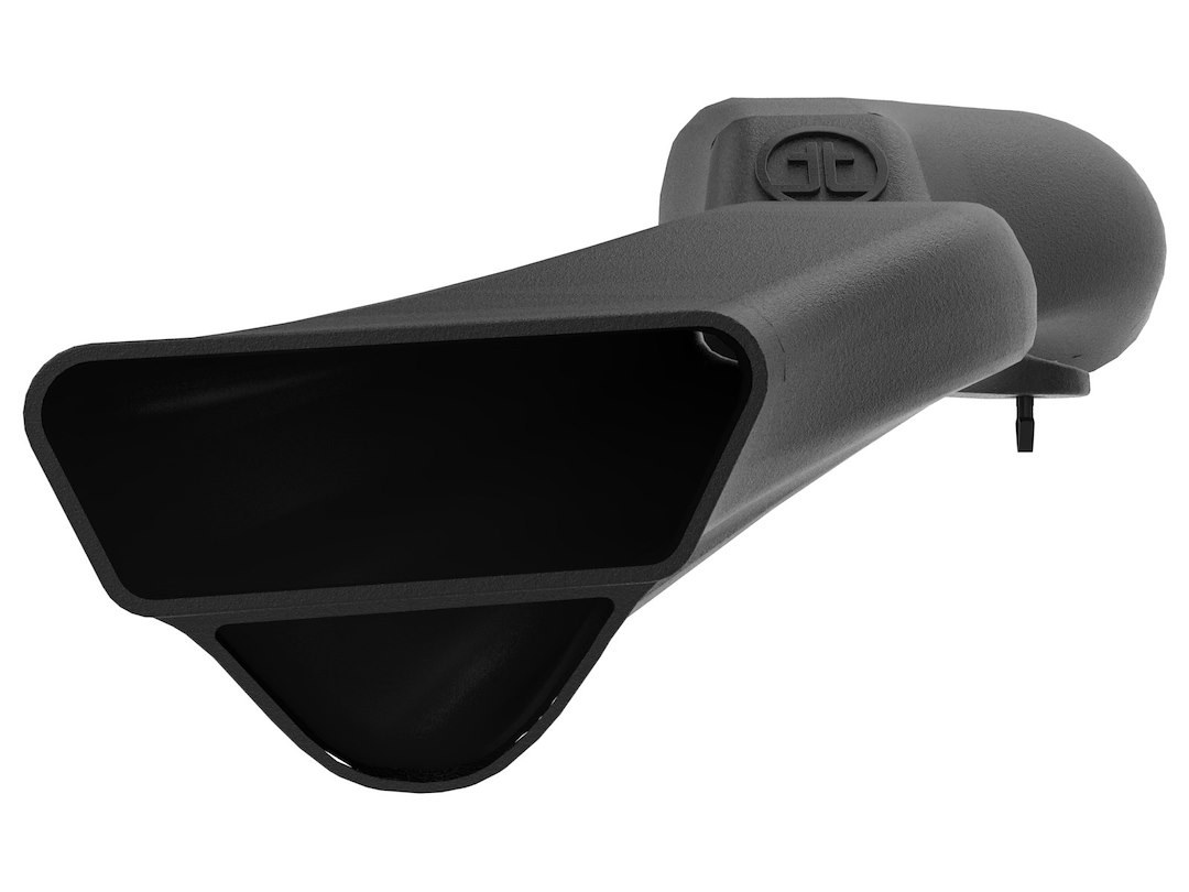aFe Power Air Intake Scoop, Dynamic, For Use with Afe 56-70065D and 56-70065R, Air Box Mount, Polyethylene, Black – 56-70065S