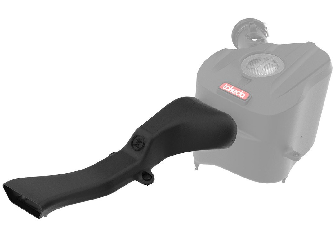 aFe Power Air Intake Scoop, Dynamic, For Use with Afe 56-70065D and 56-70065R, Air Box Mount, Polyethylene, Black – 56-70065S