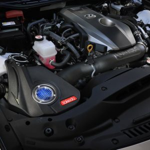 aFe Power Cold Air Intake, Takeda Pro 5R, Black Plastic Tube, Blue Filter, With Heat Shield – 56-70069R