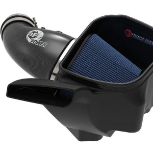 aFe Power Cold Air Intake, Track Series, Carbon Fiber Tube, Pro 5R Filter, With Heat Shield – 57-10014R