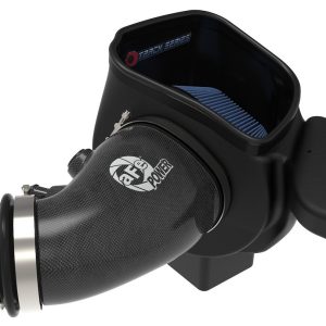 aFe Power Cold Air Intake, Track Series, Carbon Fiber Tube, Pro 5R Filter, With Heat Shield – 57-10014R