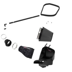 aFe Power Cold Air Intake, Track Series, Carbon Fiber Tube, Pro 5R Filter, With Heat Shield – 57-10028K