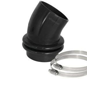 aFe Power Air Intake Hose Coupler, Magnum Force, 30 Degree Bend, 3-1/2 Inch Inside Diameter, 3 Inch Length, Black, Silicone – 59-00050