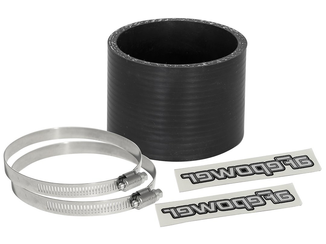 aFe Power Air Intake Hose Coupler, Magnum Force, Straight, 2-1/2 Inch Inside Diameter, 3 Inch Length, Black, Silicone – 59-00051
