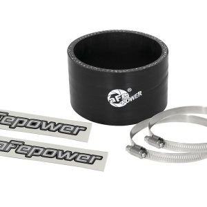 aFe Power Air Intake Hose Coupler, Magnum Force, Straight, 2-3/4 Inch Inside Diameter, 1-3/4 Inch Length, Without Hump, Black, Silicone – 59-00057