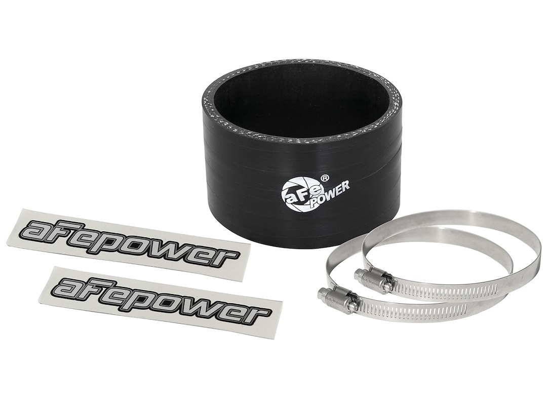 aFe Power Air Intake Hose Coupler, Magnum Force, Straight, 2-3/4 Inch Inside Diameter, 1-3/4 Inch Length, Without Hump, Black, Silicone – 59-00057
