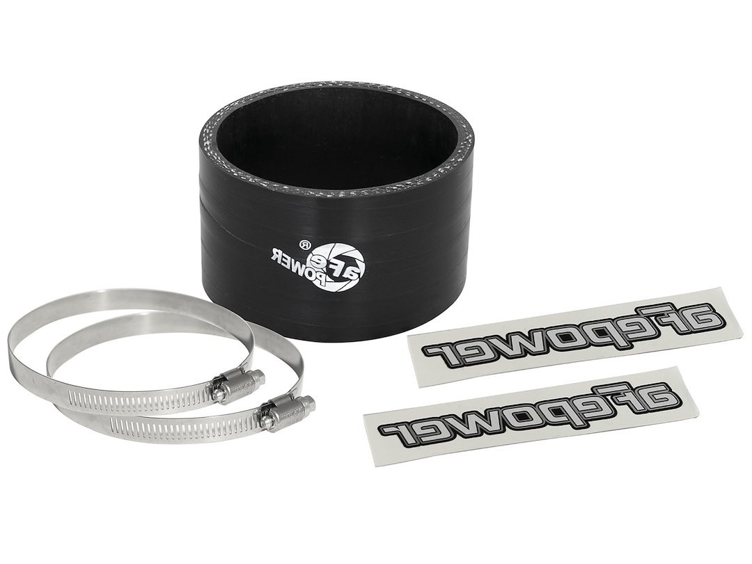 aFe Power Air Intake Hose Coupler, Magnum Force, Straight, 2-3/4 Inch Inside Diameter, 1-3/4 Inch Length, Without Hump, Black, Silicone – 59-00057