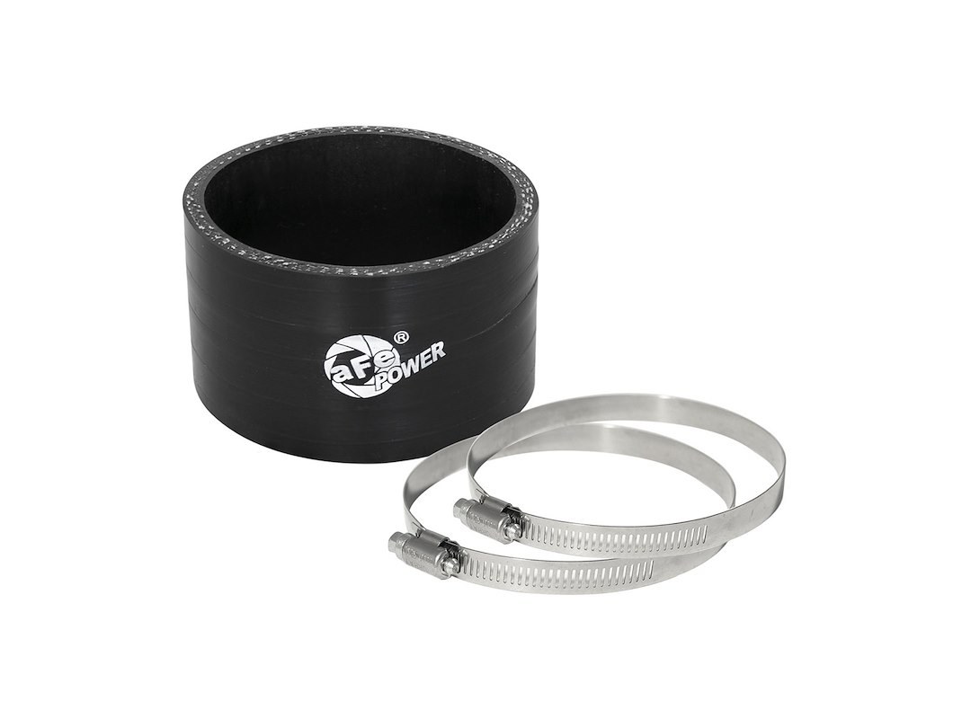 aFe Power Air Intake Hose Coupler, Magnum Force, Straight, 2-3/4 Inch Inside Diameter, 1-3/4 Inch Length, Without Hump, Black, Silicone – 59-00057