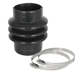 aFe Power Air Intake Hose Coupler, Magnum Force, 3 Inch X 3-1/8 Inch Inside Diameter, 4-3/4 Inch Length, With Triple Hump, Black, Silicone – 59-00074
