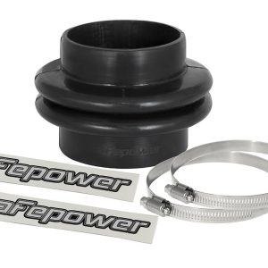 aFe Power Air Intake Hose Coupler, Magnum Force, Reducer, 2-3/8 Inch to 2-1/2 Inch Inside Diameter, 2-1/2 Inch Length, With Dual Hump – 59-00078