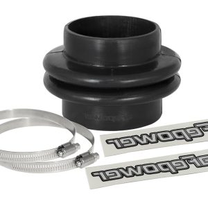 aFe Power Air Intake Hose Coupler, Magnum Force, Reducer, 2-3/8 Inch to 2-1/2 Inch Inside Diameter, 2-1/2 Inch Length, With Dual Hump – 59-00078