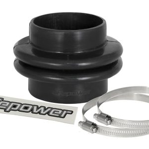 aFe Power Air Intake Hose Coupler, Magnum Force, Reducer, 2-3/8 Inch to 2-1/2 Inch Inside Diameter, 2-1/2 Inch Length, With Dual Hump – 59-00078