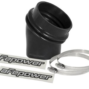 aFe Power Air Intake Hose Coupler, Magnum Force, 35 Degree Reducer, 2-1/2 X 3 Inch Inside Diameter, With Bellows, Black, Silicone – 59-00089