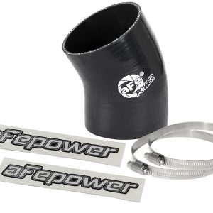 aFe Power Air Intake Hose Coupler, Magnum Force, 30 Degree Bend, 3 Inch Inside Diameter, Without Bellows, Black, Silicone – 59-00096