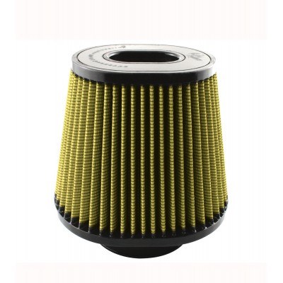 aFe Power Air Filter, Pro Guard 7, Cone, 7 Layer Cotton Gauze/Synthetic Media, Gold – 72-91044