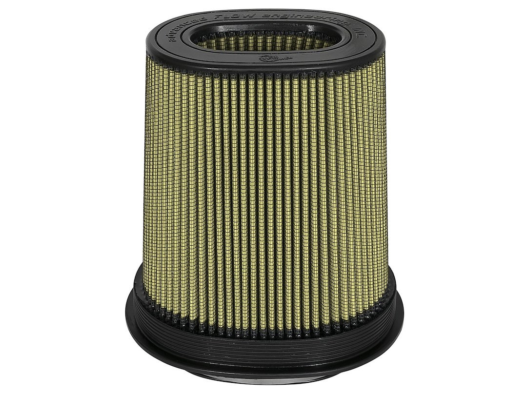aFe Power Air Filter, Magnum Flow Pro Guard 7, Washable, Yellow, Cotton Gauze, Oval Tapered – 72-91123