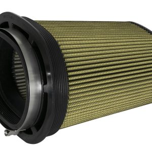 aFe Power Air Filter, Magnum Flow Pro Guard 7, Washable, Yellow, Cotton Gauze, Oval Tapered – 72-91123