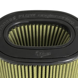 aFe Power Air Filter, Magnum Flow Pro Guard 7, Washable, Yellow, Cotton Gauze, Oval Tapered – 72-91123