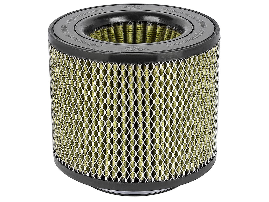 aFe Power Air Filter, Magnum Flow Pro Guard 7, Washable, Gold, Cotton Gauze, Round, 9 Inch Inch Diameter X 7 Inch Height – 72-91128