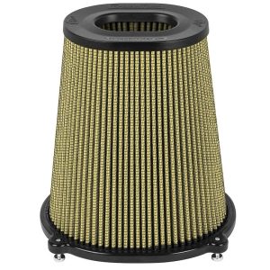 aFe Power Air Filter, Quantum, Washable, Yellow, Cotton Gauze, Oval Tapered – 72-91133