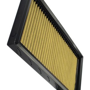 aFe Power Air Filter, Pro Guard 7, Washable, Gold, 7 Layer Cotton Gauze/ Synthetic Media, Panel – 73-10016