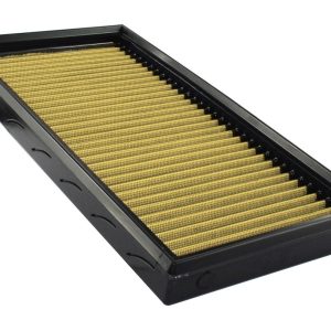 aFe Power Air Filter, Pro Guard 7, Washable, Gold, 7 Layer Cotton Gauze/ Synthetic Media, Panel – 73-10016