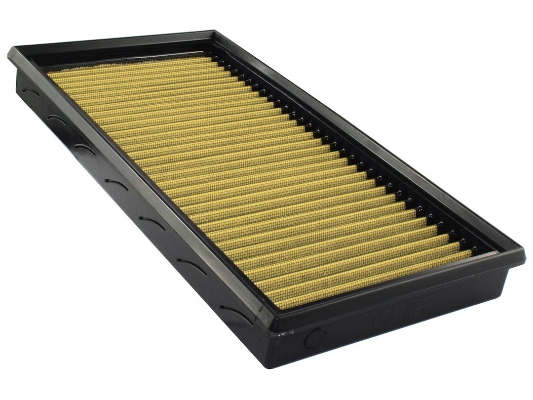 aFe Power Air Filter, Pro Guard 7, Washable, Gold, 7 Layer Cotton Gauze/ Synthetic Media, Panel – 73-10016
