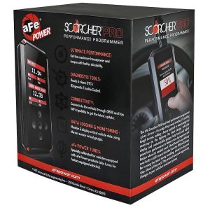 aFe Power Computer Programmer, Scorcher Pro, Preloaded with 6 Tunes, With Vehicle Parameter Adjustability, Connects to Odbii Port – 77-34007