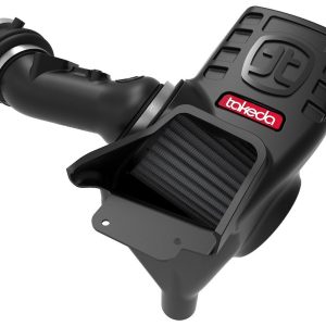 aFe Power Cold Air Intake, Takeda Momentum, Black Rotomolded Plastic Tube, Grey Pro Dry S Filter, With Air Box – TM-1025B-D