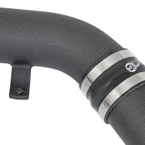 aFe Power Cold Air Intake, Takeda, Wrinkle Black Powder Coated Aluminum, White Pro Dry S Filter, With Heat Shield – TR-5306B-D