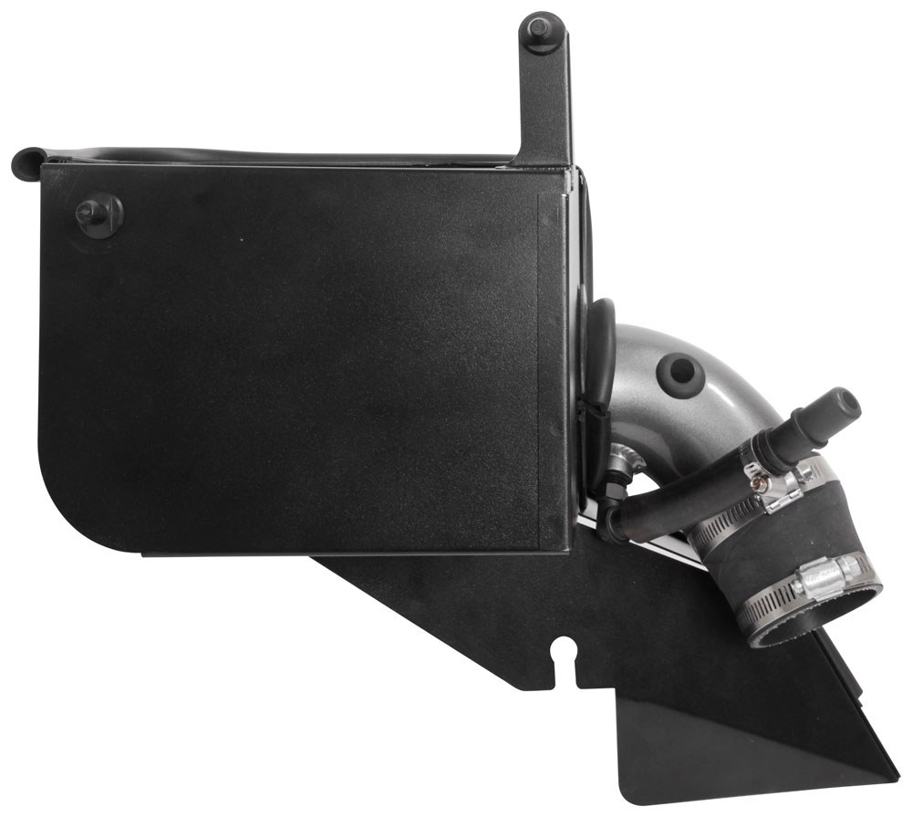 Aem Induct Cold Air Intake, Gunmetal Grey Aluminum Tube, Red Dryflow Filter, With Heat Shield – 21-842C
