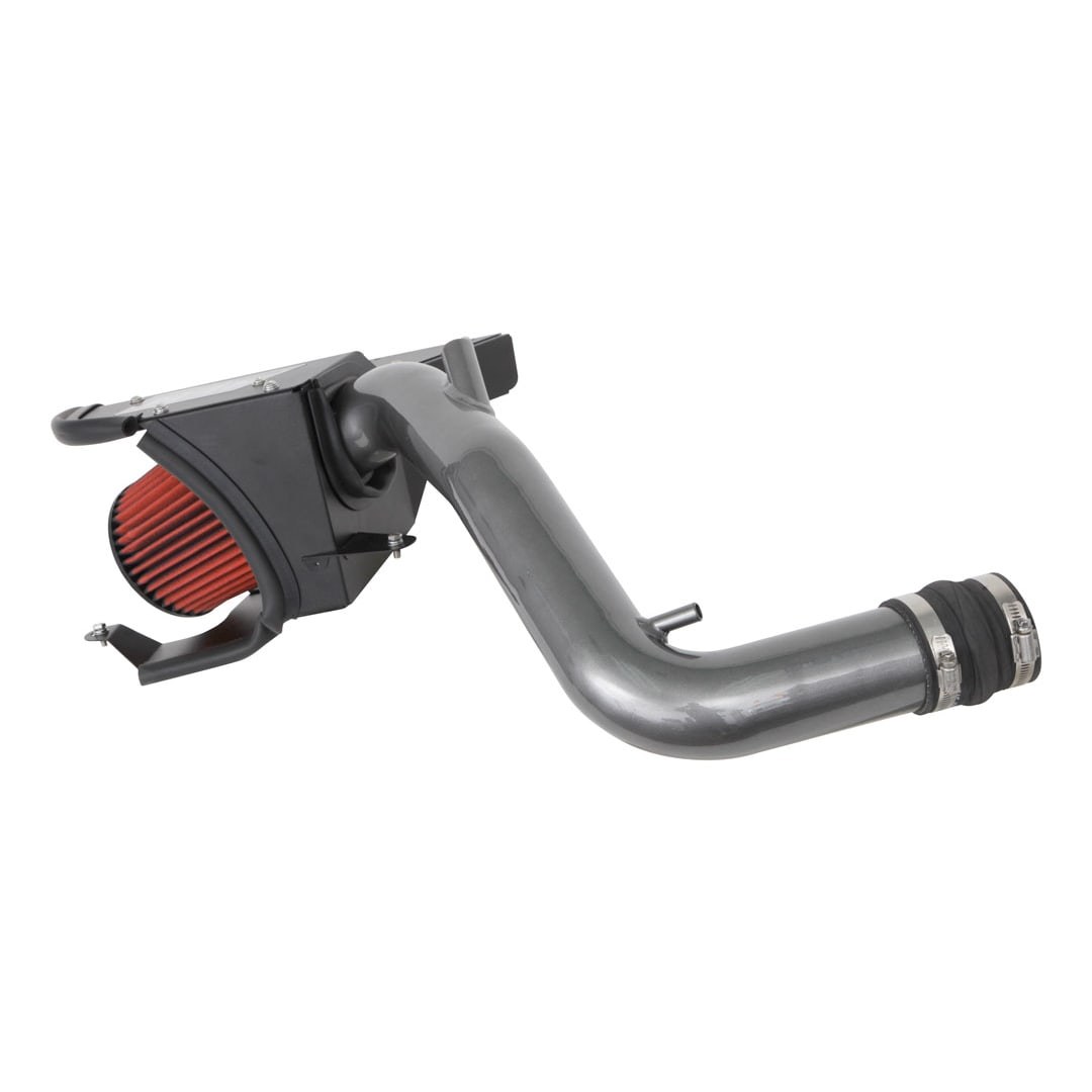 Aem Induct Cold Air Intake, Gunmetal Grey Aluminum Tube, Red Dryflow Filter, With Heat Shield – 21-872C