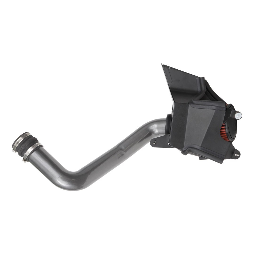 Aem Induct Cold Air Intake, Gunmetal Grey Aluminum Tube, Red Dryflow Filter, With Heat Shield – 21-872C