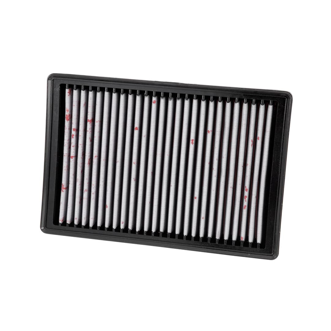 Aem Induct Air Filter, Dryflow ®, Washable, Red, Non-Woven Synthetic, Panel, 13.813 Inch Length X 9-3/8 Inch Width X 1-5/8 Inch Height – 28-20247