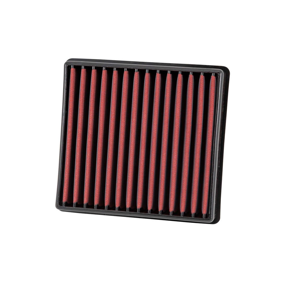 Aem Induct Air Filter, Dryflow ®, Washable, Red, Non-Woven Synthetic, Panel, 10-1/2 Inch Length X 9-7/8 Inch Width X 2.188 Inch Height – 28-20385