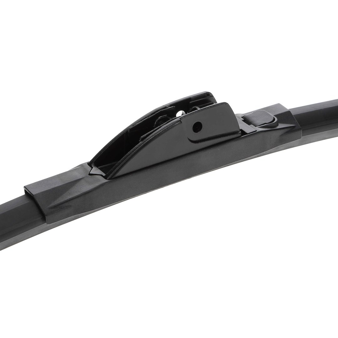 Anco Windshield Wiper Blade, Fleet ™, 19 Inch Length, Single Blade, With Spoiler, Black, Beam Type, Steel Frame, Synthetic Rubber Blade – F-19-UB
