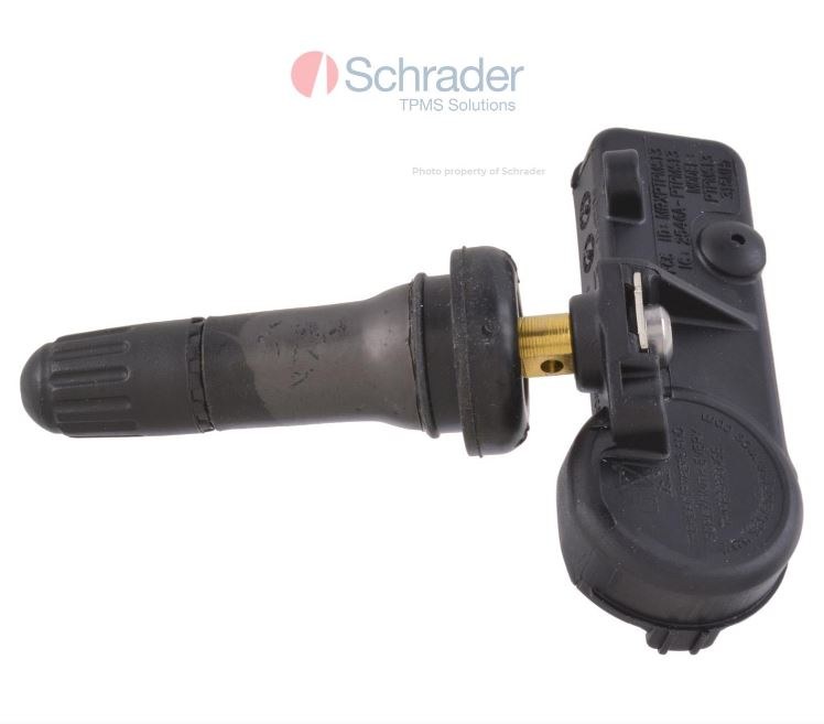 Schrader Tire Pressure Monitoring System – TPMS Sensor, Snap-IN Valve Stem Type, OEM Replacement for 68402371AA, 433 Megahertz Radio Frequency – 29093